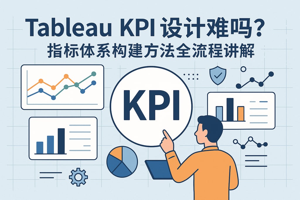 Tableau KPI设计难吗？指标体系构建方法全流程讲解